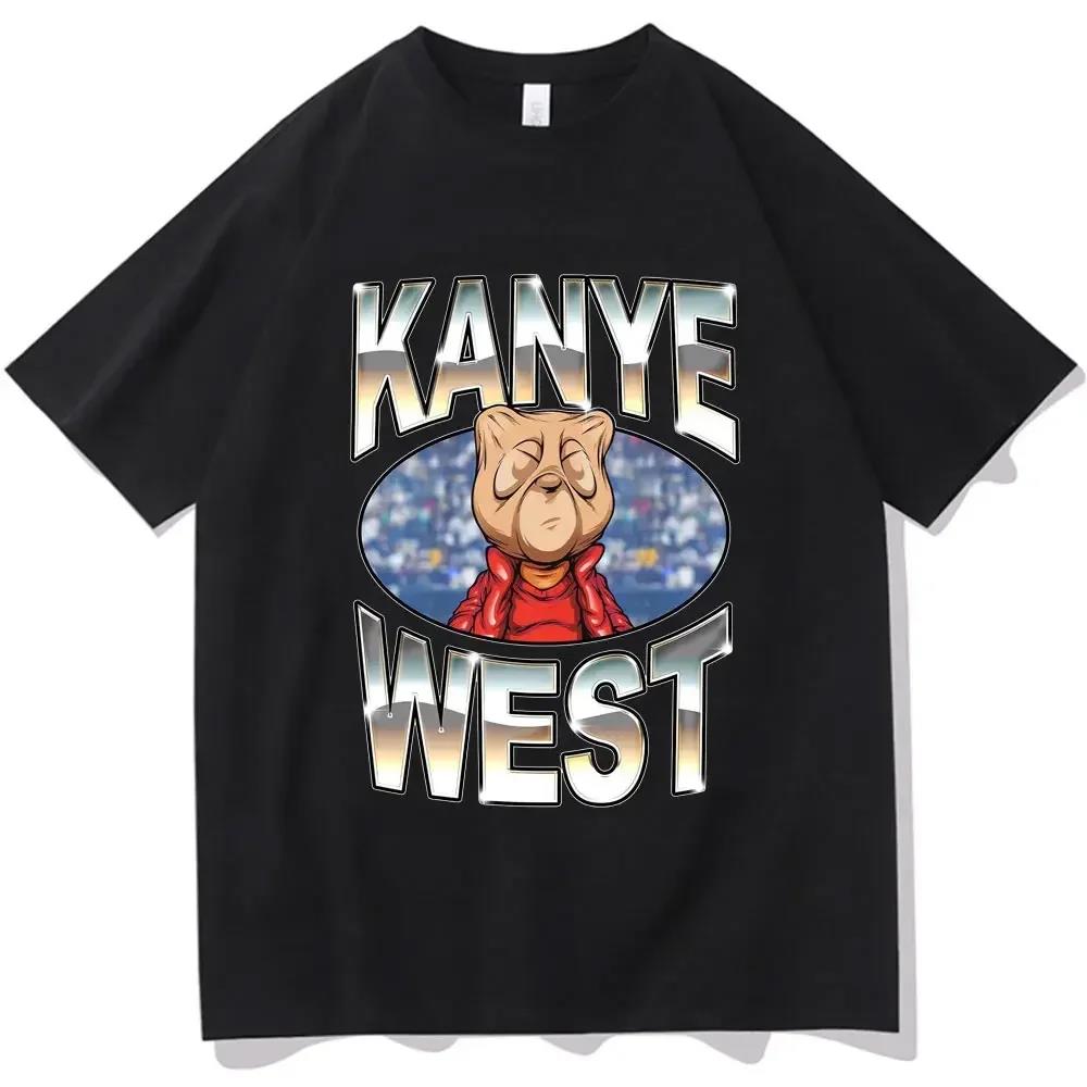 

Funny Kanye West Meme Plus Size TShirt Women Oversized Loose Vintage Hip Hop Rap Style Tshirt Short Sleeve T Shirt Streetwear 4XL