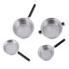 Set Of 4 Dollhouse Mini Silver Pans