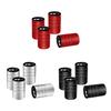 For Volkswagen 4Pcs 3D Styling Car Wheel Tire Valve Caps Stem Cap Accessories For Volkswagen VW Amarok Phaeton R Teramont Tiguan T-Cross Passat EM1