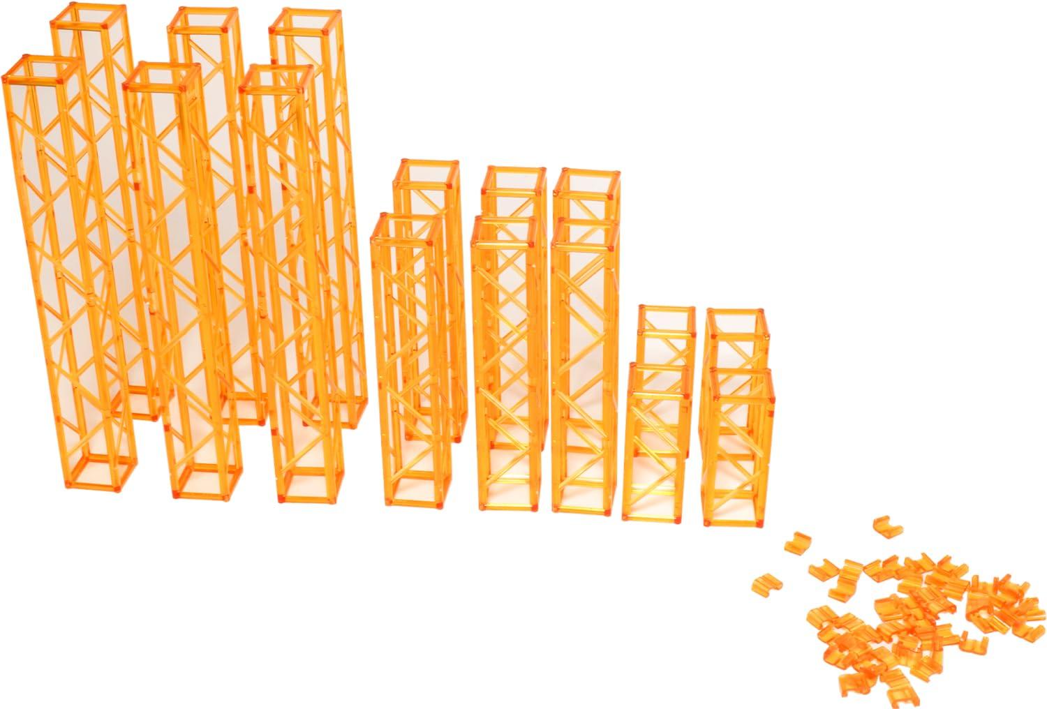 

PM Office A Plastic Accessory 01 Truss Clear Orange Plastic Model MS086 (Square) Ver. (Scenery)