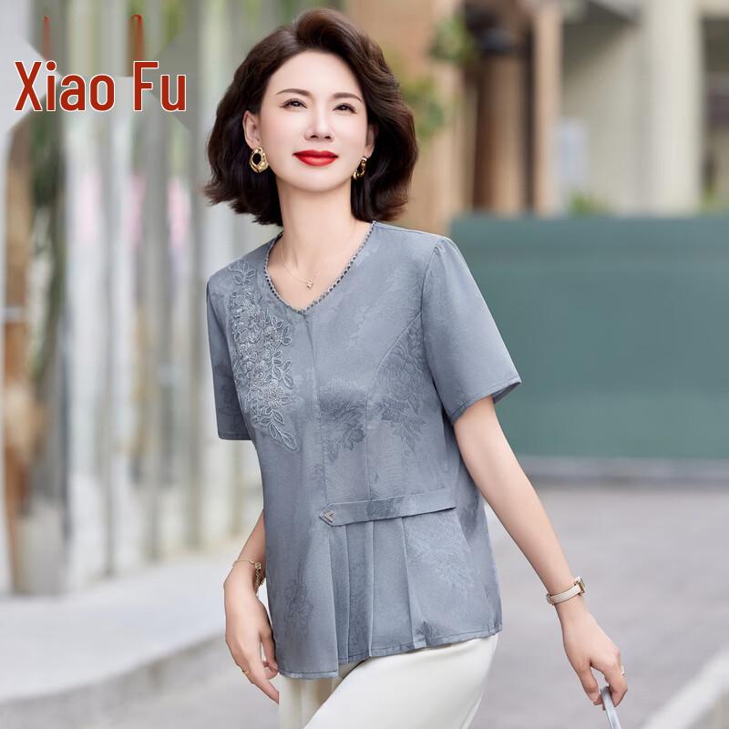 

Xiaofu New Chinese Style Short Sleeve Summer Top XL