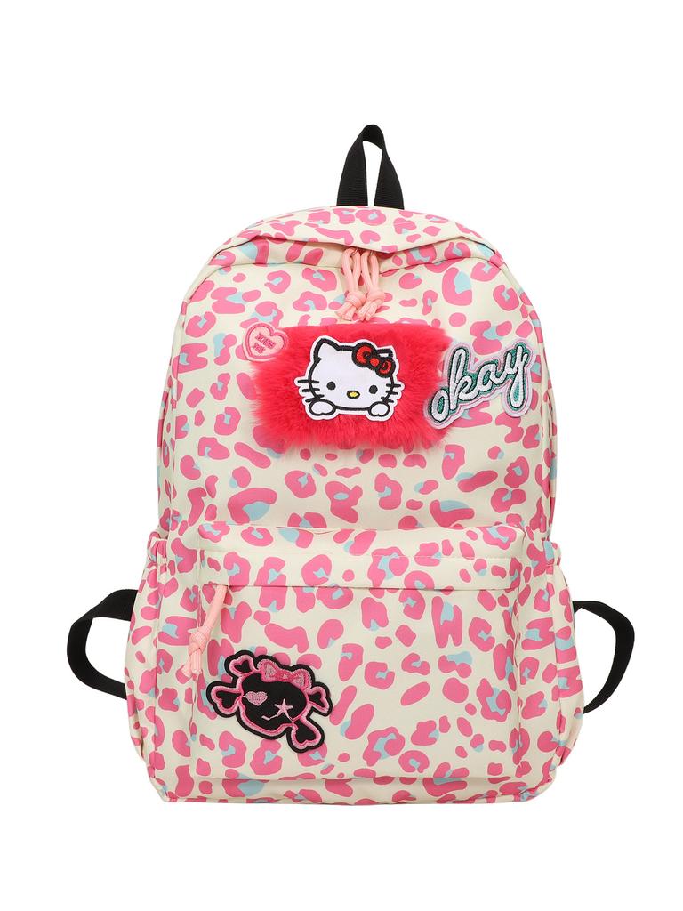 Schoolbag cartoon cute casual backpack wholesale Japanese and Korean middle school student schoolbag female large capacity fashionable pink soft girl