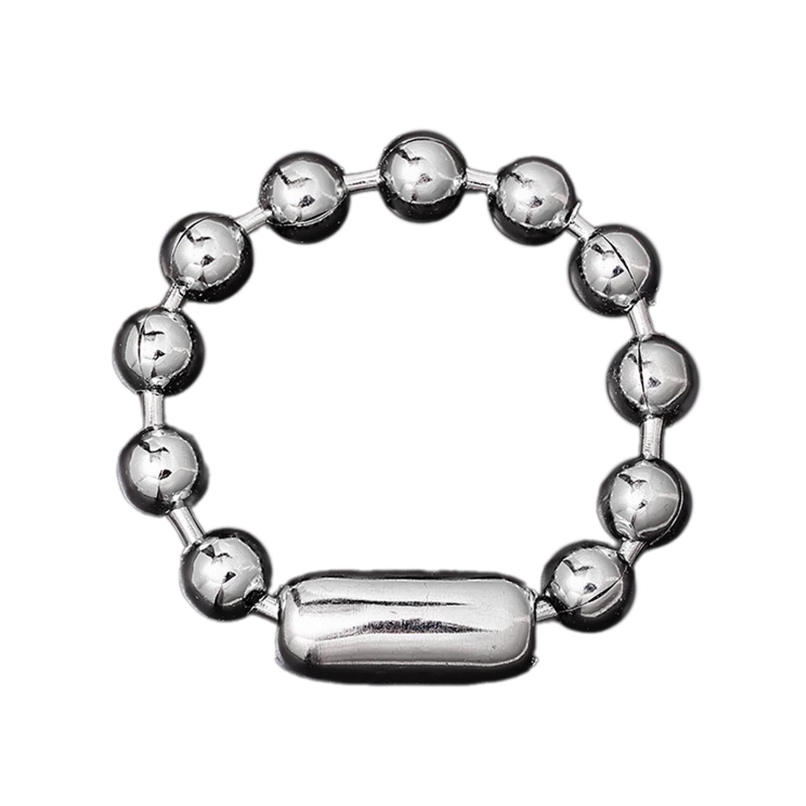 

Модный браслет из бусин в стиле хип-хоп для мужчин, рождественский подарок на День святого Валентина, винтажный браслет с шариками из бусин