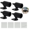 2/4Pcs Durable Portable Deer Repeller Mini Weather-Resistant Anti-collision Siren Animal Warn Whistles for Vehicle Field Drive