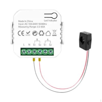 Intelligenter WLAN-Energiezähler Intelligente Stromsensoren Kompakt Bidirektional für Wohnung