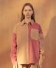 NEAR&DEAR Corduroy Color Block Shirt