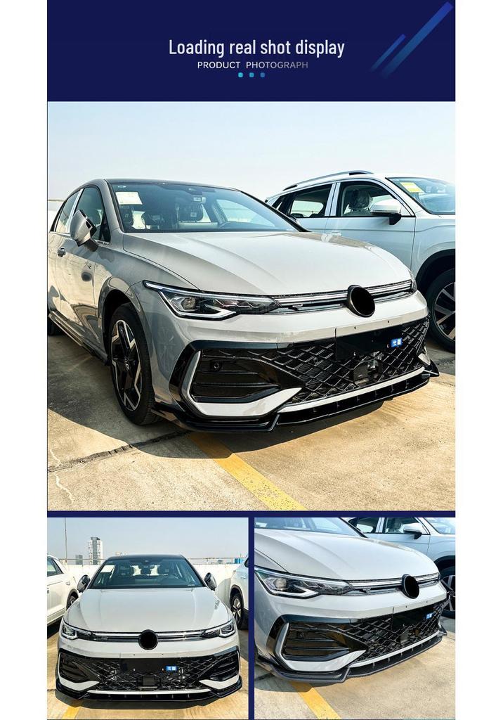 Volkswagen Golf Front Splitter Lip Spoiler - Cross-Border Modification Compatible