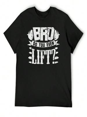 Bro Hebst du überhaupt_ Fitnessstudio Fitness T-Shirt Baumwolle Grafik T-Shirts Jungen Weißer Mann T-Shirt unisex Lustige T-Shirts