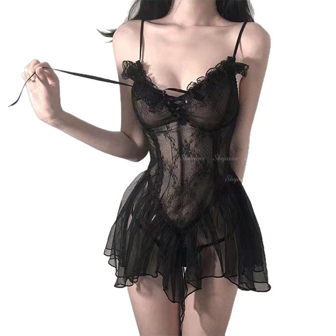 Lace Open Crotch Plus Size Passionate Lingerie Set