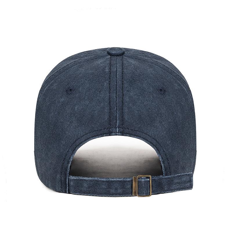 Versatile Washed Coconut Tree Baseball Cap Retro Curved Brim Cap Outdoor Fashion Sun Hat