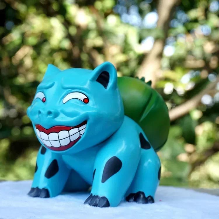 Pokemon Action Figure Gk Spoof Series Obscene Pikachu Charmander Bulbasaur Squirtle Gengar Doll Ornaments Model Kid Gift