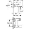 Bateria GROHE Eurocube 23140000