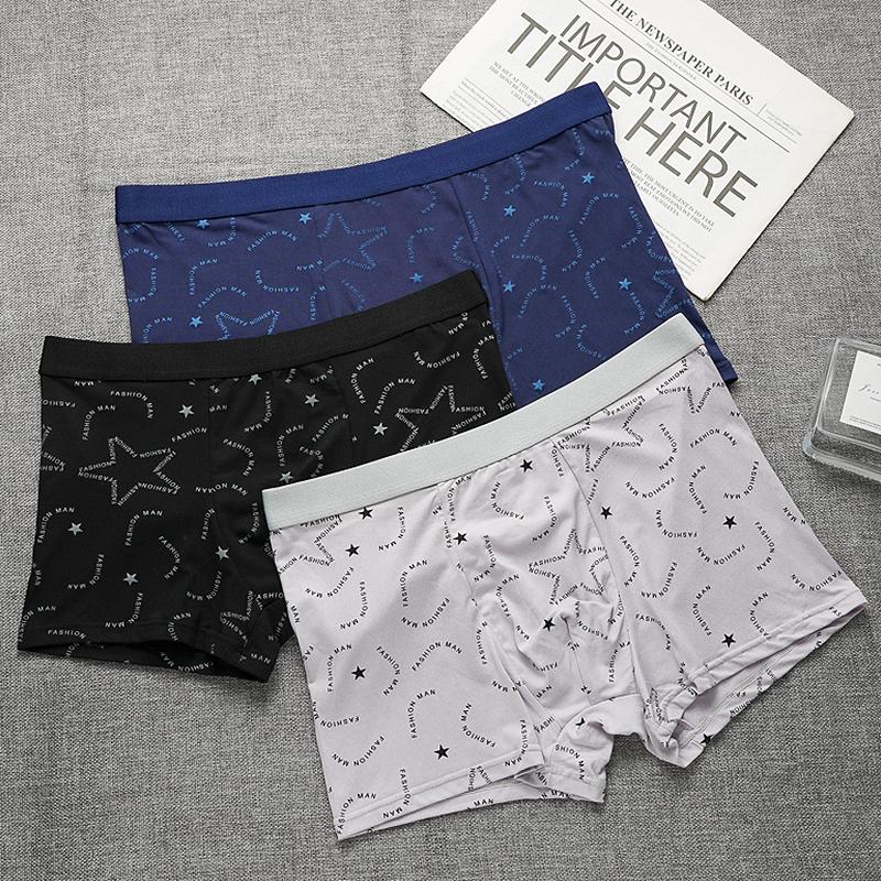 XL-4XL Men Boxer Underwear Breathable Plus Size Shorts Male Comfort Antibacterial Boxers