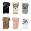 Cartoon Bear Children's Cropped Pants Elastic Waist Kids Skinny Pants  Spring Autumn