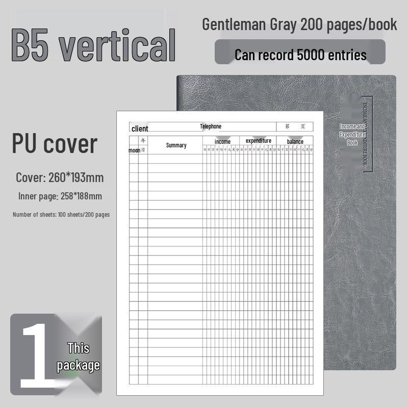 Subsidiary Ledger: Income & Expenditure Accounting Book for Business