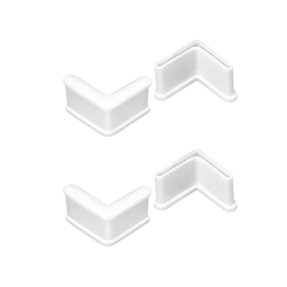 4/8/12PCS Angle Steel End Caps Corner Protector Caps Right Angle Blanking End Caps Storage Shelves
