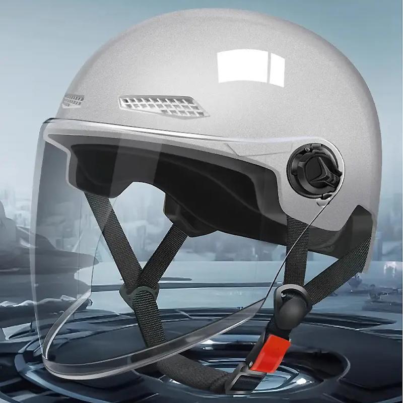 2025 Helmet For Electric Bike  Motorcycle Helmet  Man Woman Half Helmet In Summer