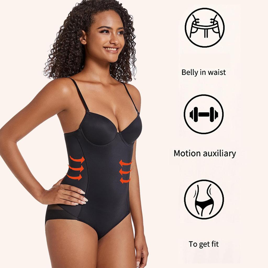 Shapewear Corset Women Seamless Tummy Control Backless Bodysuit