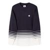 Pretty Green Mens Striped Crew Neck Relaxed Fit Jumper