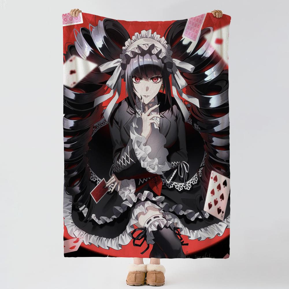 character C-Celestia Ludenberg-g Throw Thick Comfort Flannel Quilt, Multi-scene Use Indoor Outdoor Daily Nap