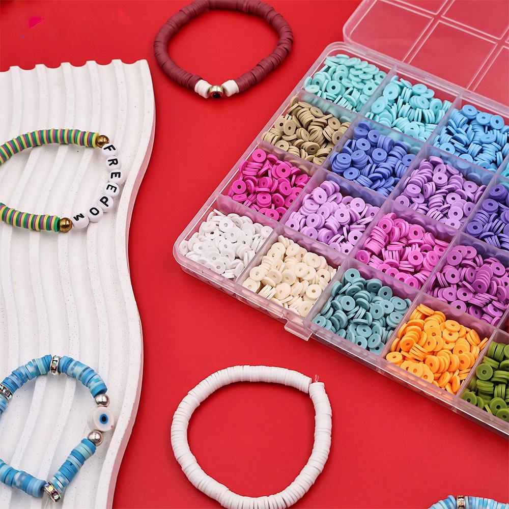 Soft Pottery Sheet Set 28 Grid Bracelet Diy Beading Material Bracelet Beading Jewelry Accessories Beads