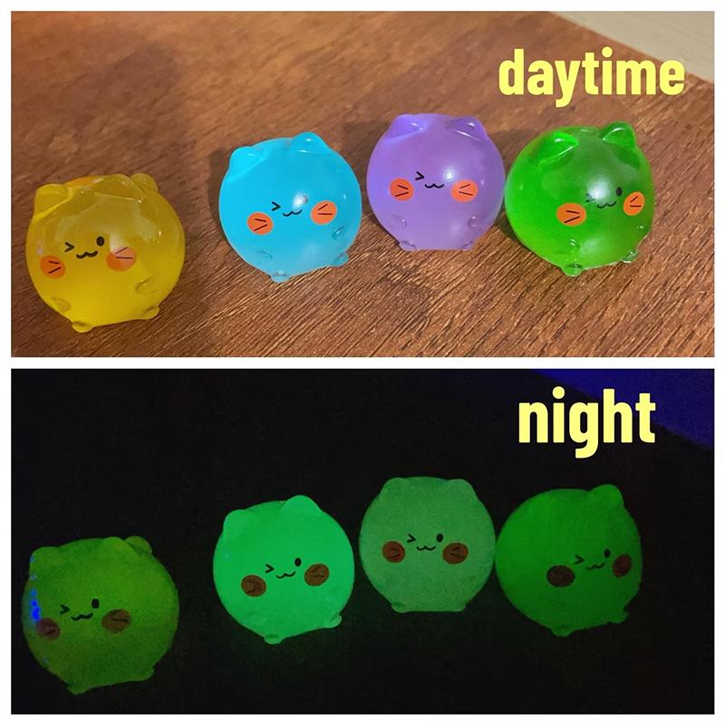 2 Pezzi Palline di Allineamento per la Guida Adesivi Luminescenti al Buio Adesivi per Linee di Assistenza al Parcheggio Adesivi di Posizionamento Ruote Facili da Rimuovere