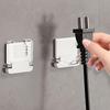 Foldable Wall-Mounted Hook Hooks - No Drill, Easy Install, Durable Plastic, Ideal for Shaving and Grooming Tools, Utility Hooks