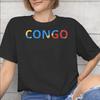 Republic Of Congo Congolese Flag Print T Shirt Unisex Unisex Cotton Tee Shirt Clothing