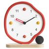 Creative Living Room Silent Desk Clock Desktop Ornaments, Wine Cabinet TV Cabinet Entrance Decorations Bedroom Table Clock