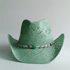Western Cowboy Straw Hat Women's Cowboy Hat 2026 New  Spring Knight Hat Men's Jazz Hat Summer Cowboy Hat Sombrero hombre