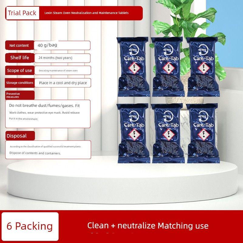 

Рациональная Счастливая Буква Универсальная Паровая Пекарская Печь Таблетки для Чистки Таблетки для Дезинфекции Таблетки для Удаления Накипи Автоматические Специализированные Нейтрализующие Таблетки 6 descaling tablets