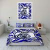 Blue Tiger Johor Bedding Set Bedding Duvet Cover Set Duvet Cover Pillowcases (1 * Duvet Cover 2 * Pillowcases, without duvet insert)