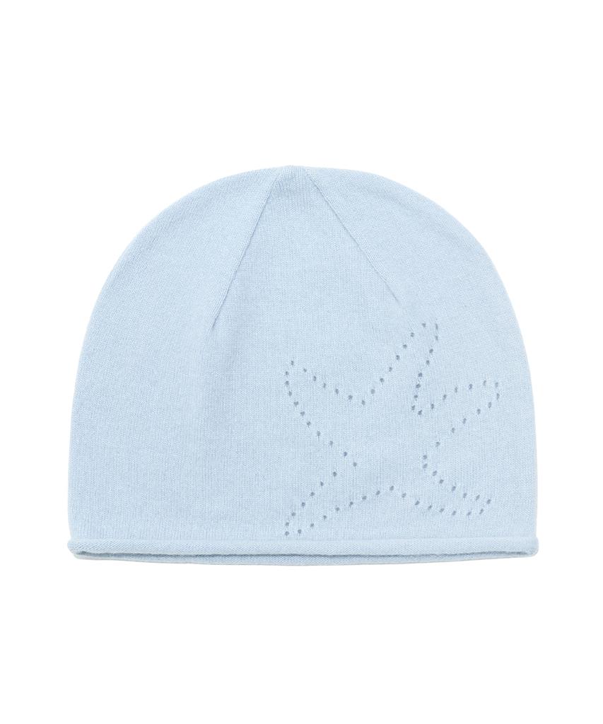 THE COLDEST MOMENT Tcm Starfish Rolled Knit Beanie (Sky Blue)