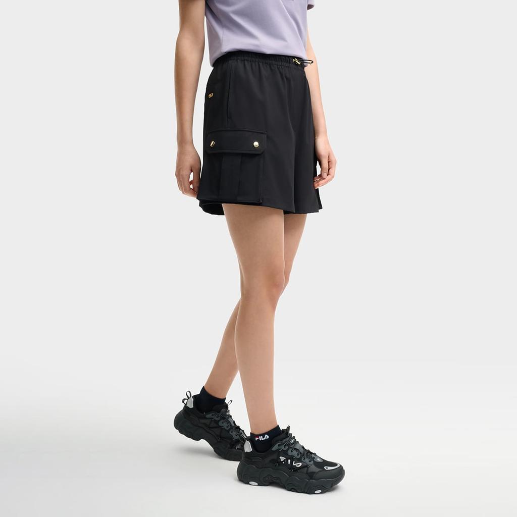 FILA MILANO Casual Shorts Women's Jet Black F11W525804FBK