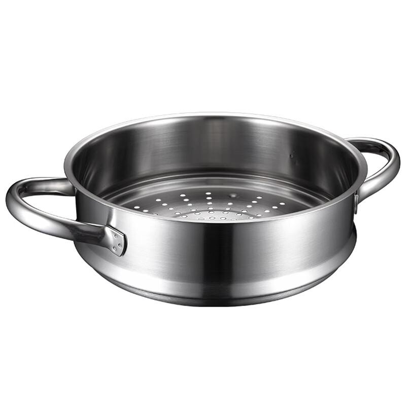 Aishida 22cm Edelstahl Kochtopf & Dampfgarer Set