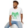 Female Fallen Angel Gothic Fantasy Wing Demon Warrior Unisex Softstyle T-Shirt