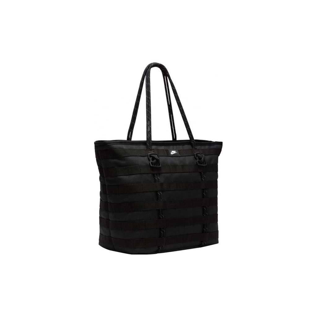 Nike Rpm Zipper Closure Large Capacity Polyester Tote Bag Unisex Tote Bags Black FJ0439010