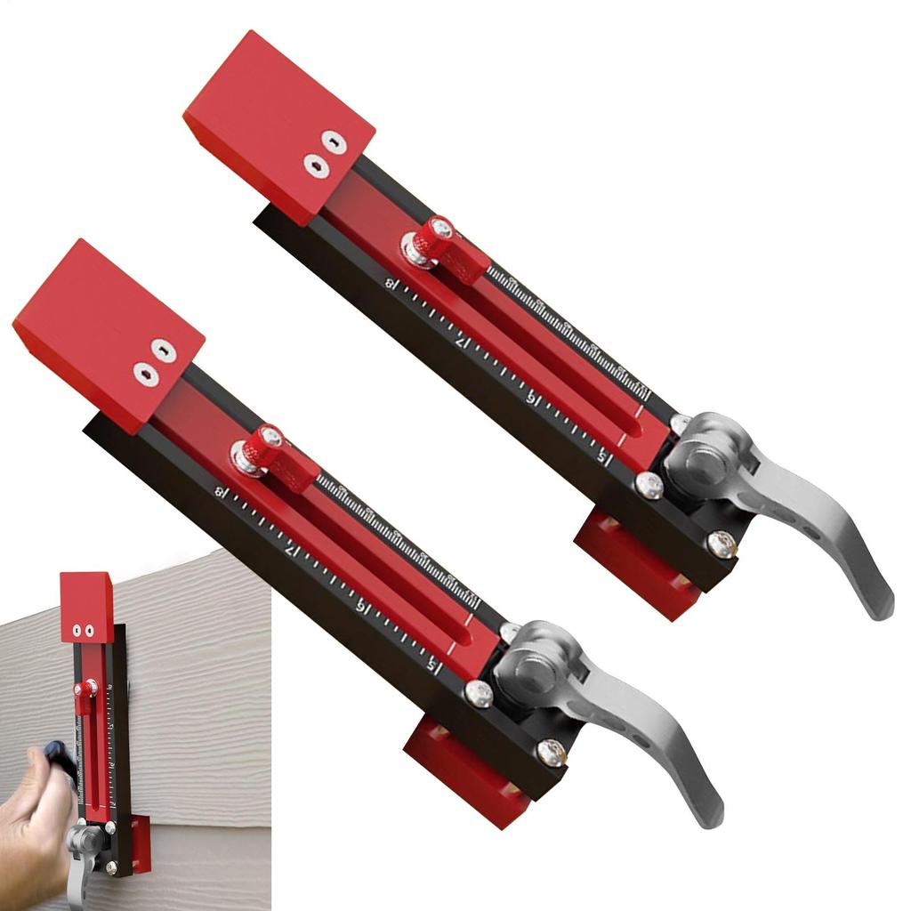 Gecko Siding Tool Aluminium Alloy slide mounting gauge adjustable gecko siding measuring tool Multi-Functional Handyman Tool