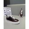 Summer Breathable Sports Shoes Wear-resistant Soft Sole Solid Color Lace-up Casual Zmd