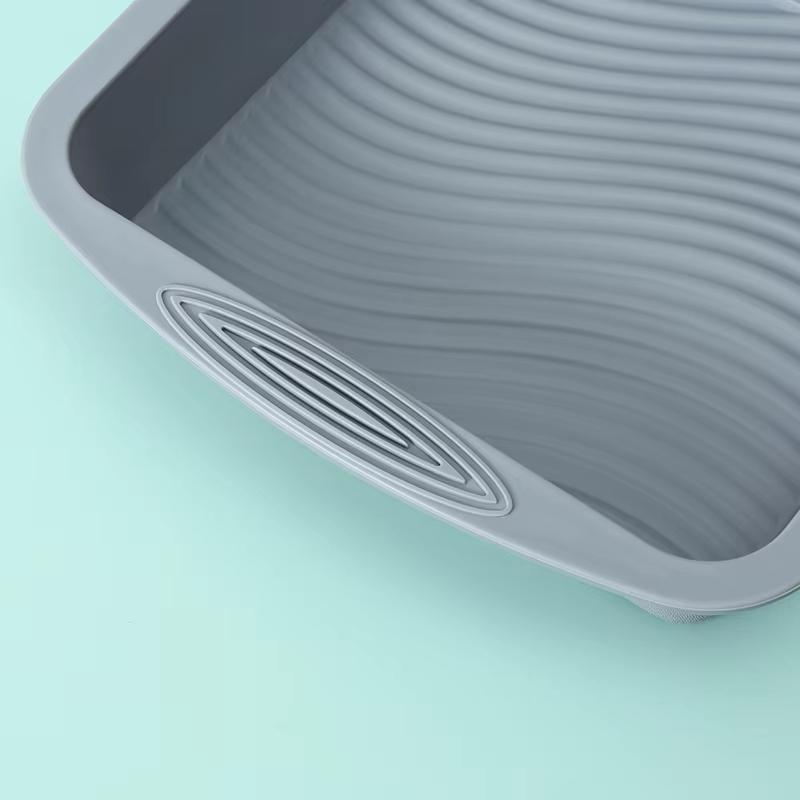 Gray Silicone Cake Pan High Temperature Resistant Cake Mold DIY Pastry Baking Tools Muffin 3D Bread Baking Accessories
