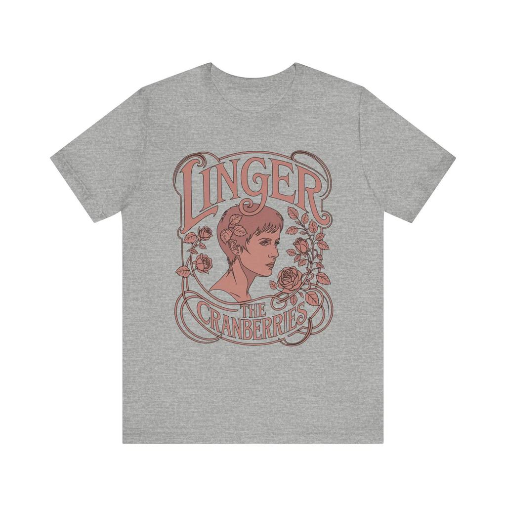 Irish Rock Band The Cranberries Peripherals Print Tshirt Fashion Crewneck Cotton Top Men Women Oversized Casual Summer New Tees