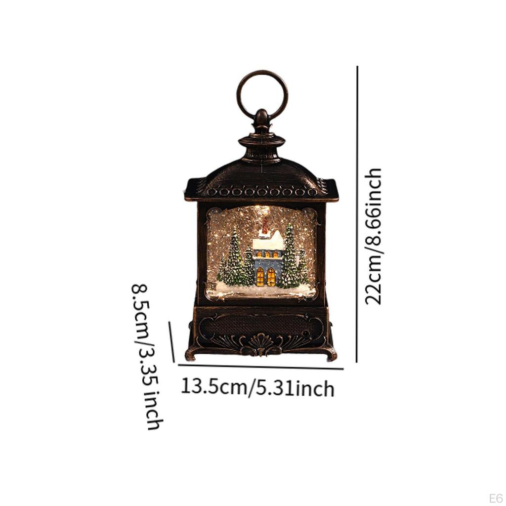 Christmas Music Box Decoration for Home with Scene And Crafts