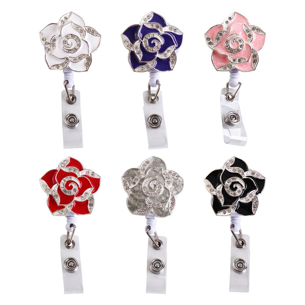 Tag ID Card Badge Clip  Badge Reel Certificate Clasp Retractable Badge Reel Badge Holder