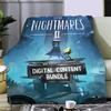 Horror Game Little Nightmares Printed Blanket Picnic Blankets Warm Blanket Soft Comfortable Blanket Home Travel Birthday Gift