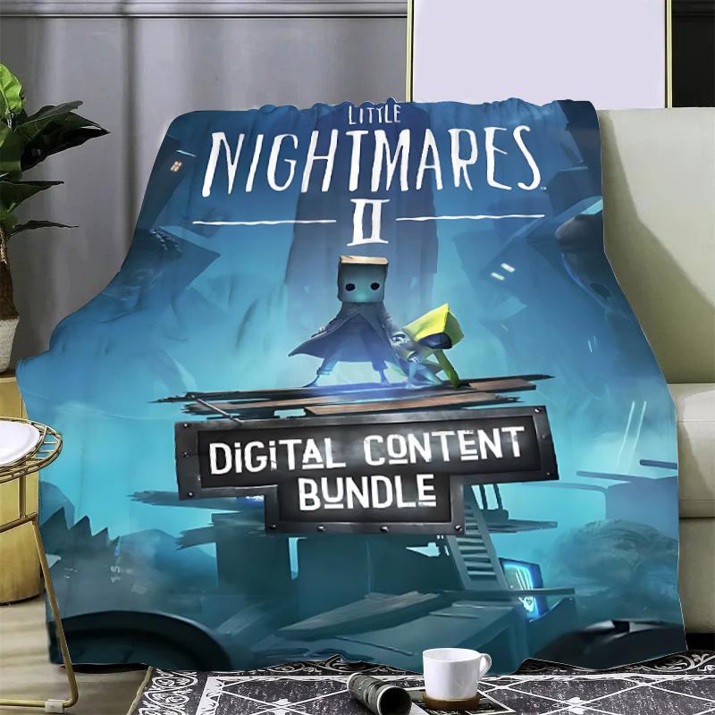 Horror Game Little Nightmares Printed Blanket Picnic Blankets Warm Blanket Soft Comfortable Blanket Home Travel Birthday Gift