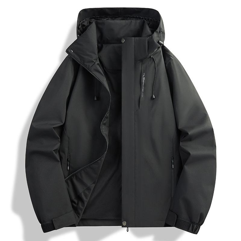 Simple jacket Women's three-in-one jacket Small spring and autumn windproof autumn and winter couple jacket Mountaineering suit