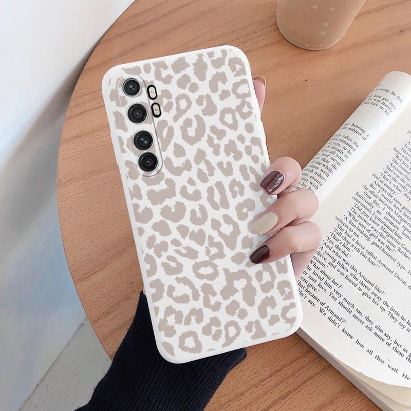 Cover For Xiaomi Note 10 Lite Phone Case Fashion Vintage Leopard Painted Shell Soft Silicone Funda For Xiaomi Note10 Lite Capa