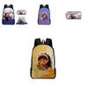 Gabby's Dollhouse Backpack Featuring Stylish Cartoon Design And Adjustable Shoulder Straps For Students