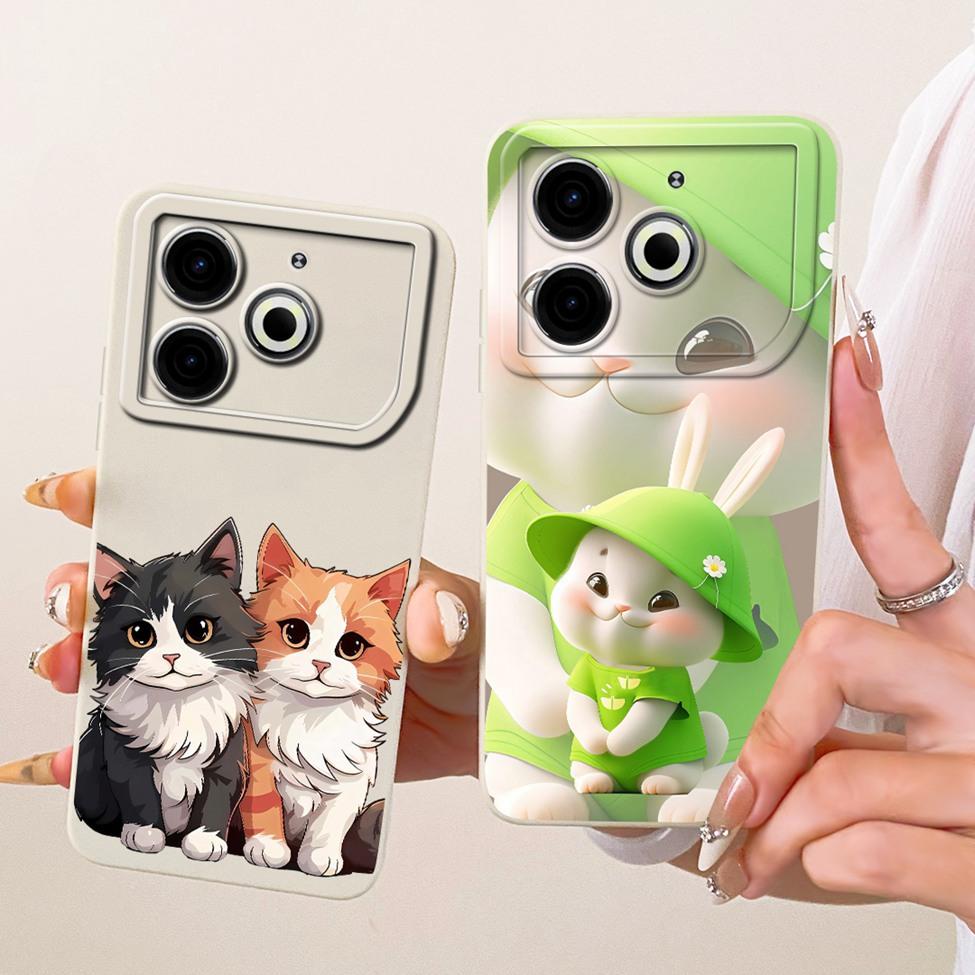 Handyhülle Für Tecno Pova 6 Neo 4G Hülle Mode Cartoon Niedlich Lustig Bemalt Silikonhülle Für Techno Pova 6Neo 4G