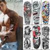 Full Arm Tattoo Sticker, Full Arm Big Picture Tattoo Sticker, Flower Arm Tattoo Sticker Tattoo